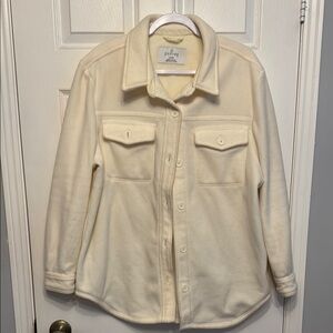 Cream Button-Up Jacket